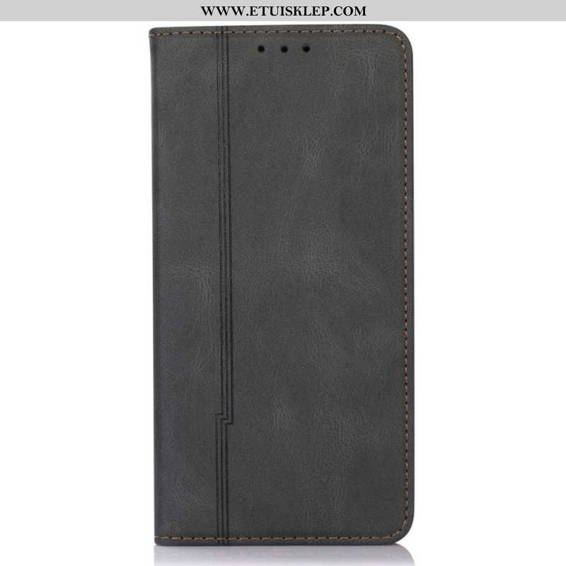 Etui Na Telefon do Xiaomi Redmi Note 11 Pro Plus 5G Etui Folio Stylowa Skórzana Linia